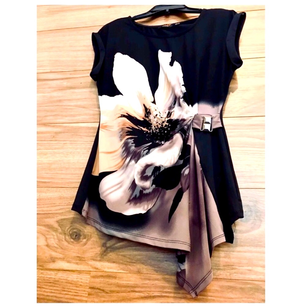 FYLO Black London Blouse